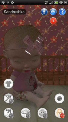 Capture d'écran de l'application Lady Baby (Tamagotchi) - #2
