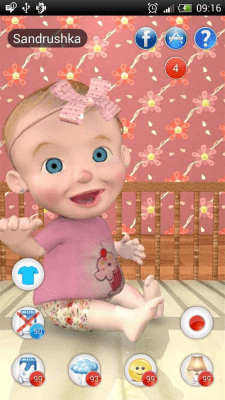 Capture d'écran de l'application Lady Baby (Tamagotchi) - #3