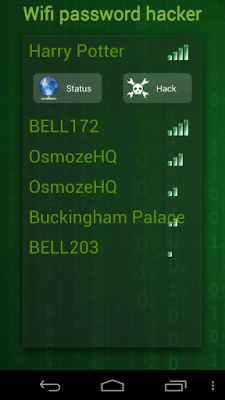 Capture d'écran de l'application Fake wifi password hacker - #1