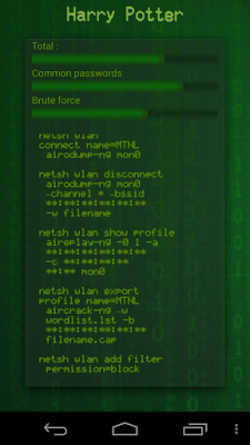 Capture d'écran de l'application Fake wifi password hacker - #2