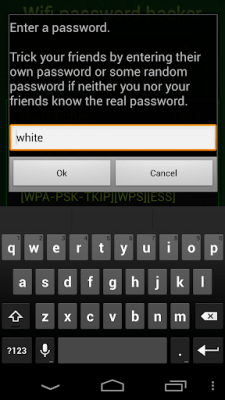 Capture d'écran de l'application Fake wifi password hacker - #5