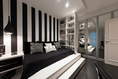 Capture d'écran de l'application Black & White Bedroom Ideas - #1