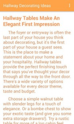 Capture d'écran de l'application Hallway Decorating Ideas - #7