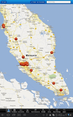 Capture d'écran de l'application Cisco CRM Partner Mobile - #3