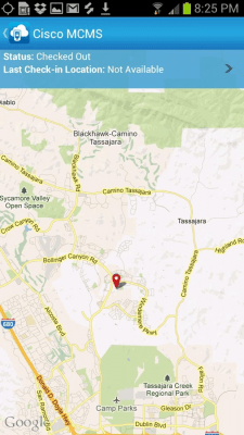 Capture d'écran de l'application Cisco MCMS Agent - #4