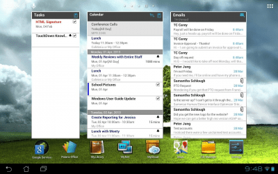 Capture d'écran de l'application TouchDown HD - #2