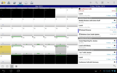 Capture d'écran de l'application TouchDown HD - #3