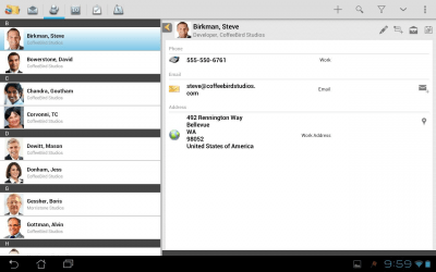 Capture d'écran de l'application TouchDown HD - #7