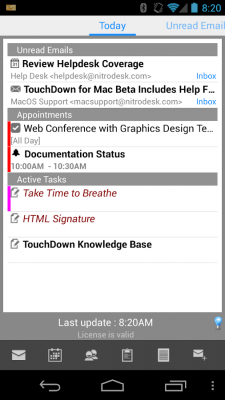 Capture d'écran de l'application TouchDown Trust Store - #2