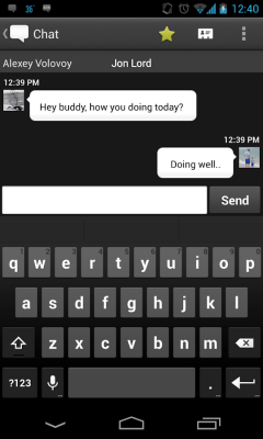 Capture d'écran de l'application FriendCaster Chat - #3