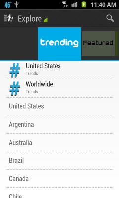 Capture d'écran de l'application Explore 140: Twitter Directory - #3