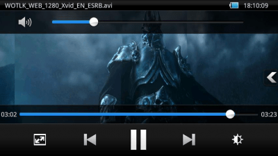 Capture d'écran de l'application Mobo Video Player (v5) - #1