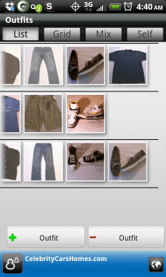 Capture d'écran de l'application ClosetVirtual - #3
