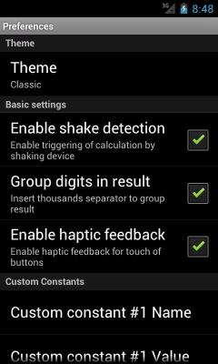 Capture d'écran de l'application Shake Calc - Calculator - #7