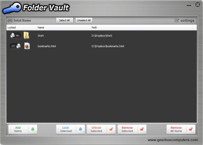 Capture d'écran de l'application Folder Vault - #2