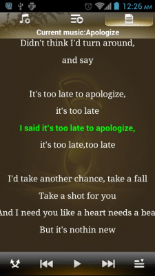 Capture d'écran de l'application Sparkle Music Player - #3