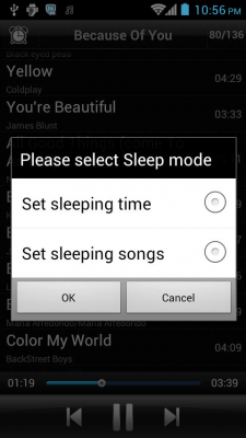 Capture d'écran de l'application Timer Music Player - #2