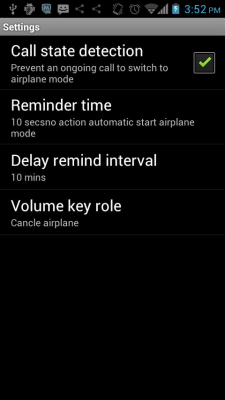 Capture d'écran de l'application Auto Airplane Mode - #4