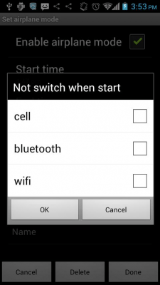 Capture d'écran de l'application Auto Airplane Mode - #7