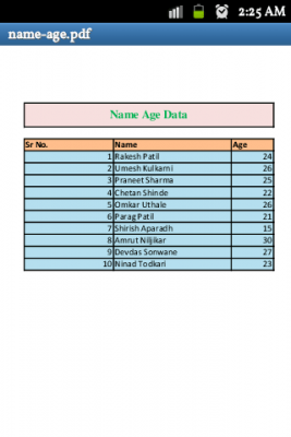 Capture d'écran de l'application Excel to PDF Converter - #5