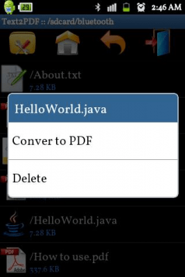 Capture d'écran de l'application Text to PDF Converter-Offline - #2