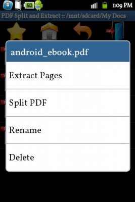 Capture d'écran de l'application PDF Cutter - #2