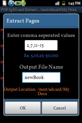 Capture d'écran de l'application PDF Cutter - #3