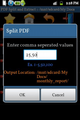 Capture d'écran de l'application PDF Cutter - #5