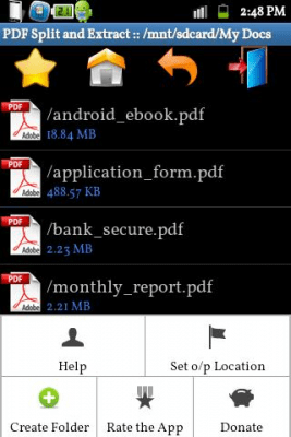 Capture d'écran de l'application PDF Cutter - #6