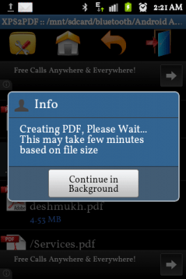 Capture d'écran de l'application XPS to PDF Converter - #3