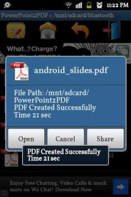 Capture d'écran de l'application PowerPoint to PDF Converter - #4
