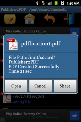 Capture d'écran de l'application Publisher to PDF Converter - #5