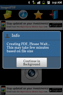 Capture d'écran de l'application Image to PDF Converter - #4