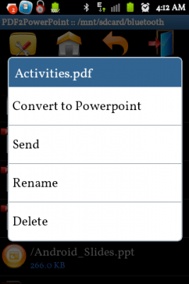 Capture d'écran de l'application PDF to PowerPoint Converter - #3