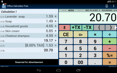 Capture d'écran de l'application Office Calculator Free - #4