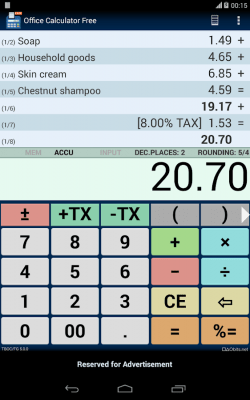 Capture d'écran de l'application Office Calculator Free - #6
