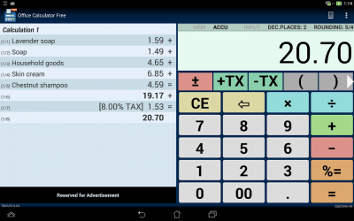 Capture d'écran de l'application Office Calculator Free - #10
