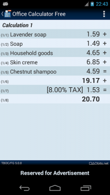 Capture d'écran de l'application Office Calculator Free - #14