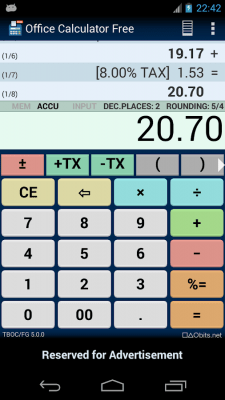 Capture d'écran de l'application Office Calculator Free - #15
