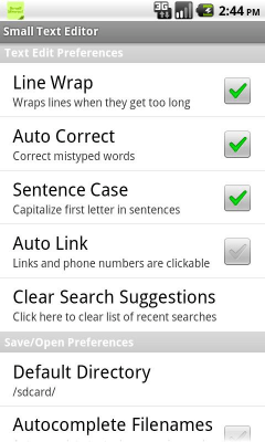 Capture d'écran de l'application Small Text Editor - #5
