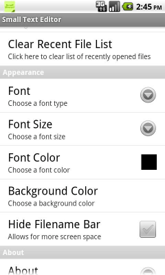Capture d'écran de l'application Small Text Editor - #6