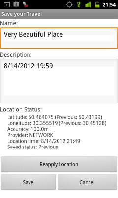 Capture d'écran de l'application Save your Travel - #4