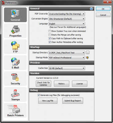 Capture d'écran de l'application PDF ReDirect - #2