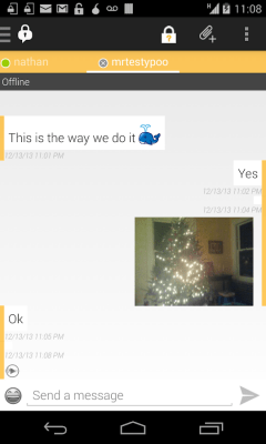 Capture d'écran de l'application ChatSecure: Voice Messaging - #4
