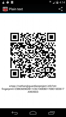 Capture d'écran de l'application ChatSecure - #5