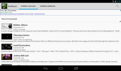 Capture d'écran de l'application VeoMusic - #4