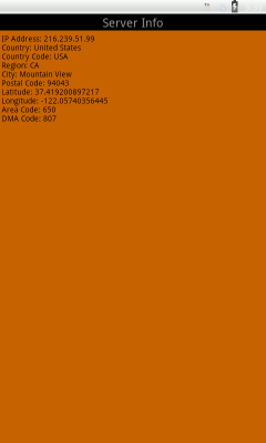 Capture d'écran de l'application IP Address Tracer - #3
