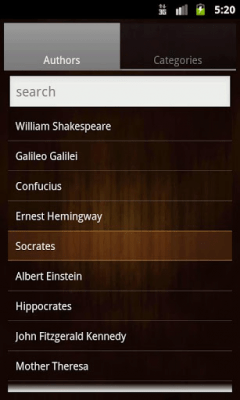 Capture d'écran de l'application Awesome Quotes Free - #3