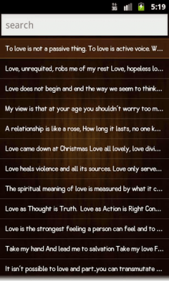 Capture d'écran de l'application Awesome Quotes Free - #5