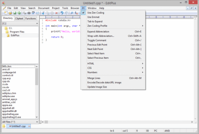 Capture d'écran de l'application EditPlus - #3